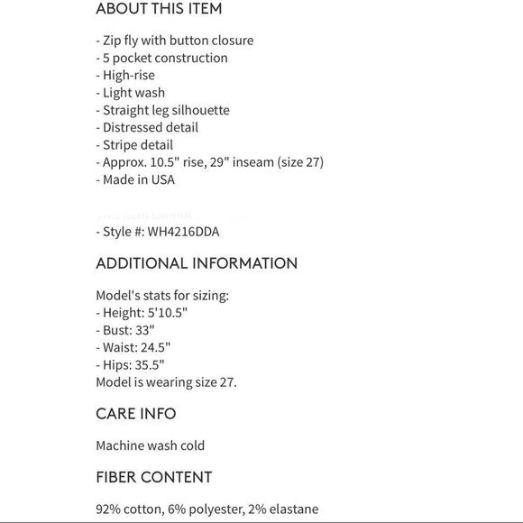 Hudson Jeans | Barbara 12 Straight Leg Jeans - Picture 5 of 5